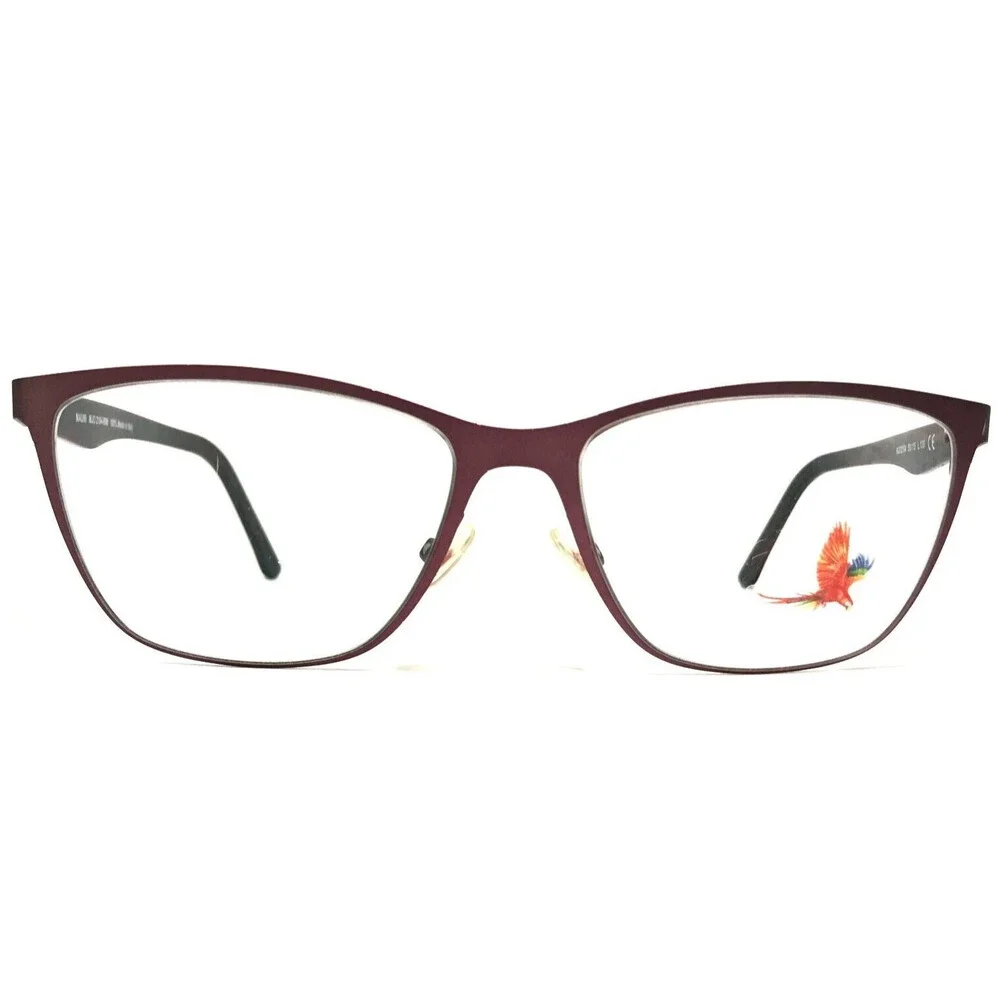 Maui Jim Eyeglasses Frames MJO2104-89M Burgundy Red Purple Cat Eye 53-15-135